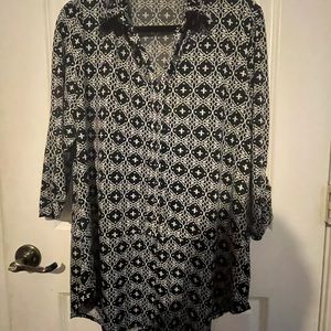 Tunic black & white